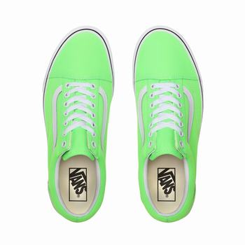 Damske Tenisky Vans Neon Old Skool Zelene/Biele VA20LCAOD